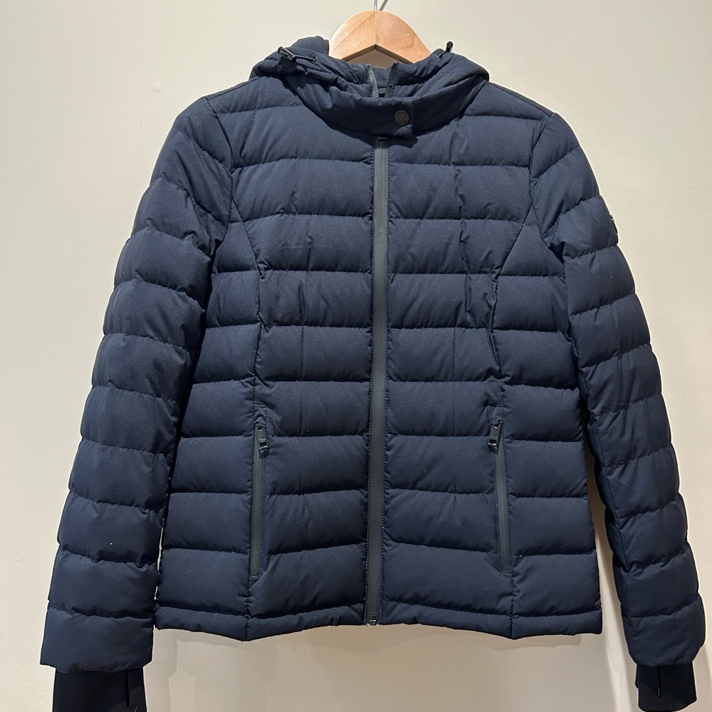 Women’s Michael Kors navy blue puffer